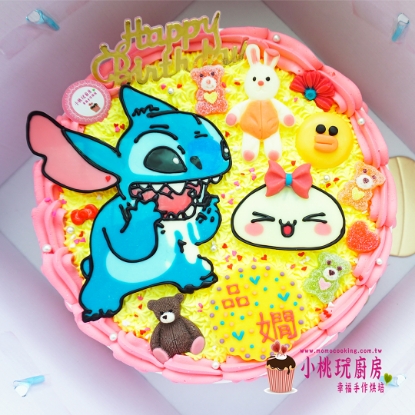 圖片 史迪奇與包子