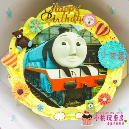 圖片 湯瑪士小火車蛋糕 高登小火車