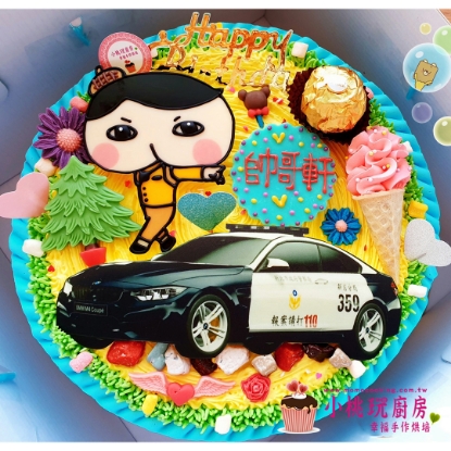 圖片 屁屁偵探警車款