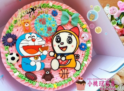 圖片 哆啦A夢+小叮鈴手繪款 