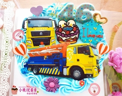 圖片 吊車蛋糕
