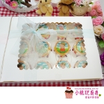 圖片 粉紅豬小妹 / 佩佩豬牛仔系列 杯子蛋糕 「一盒12入800.兩盒以上可以預購(沒有單入包裝)」