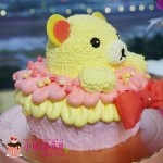 圖片 泡在杯子蛋糕裡的熊熊